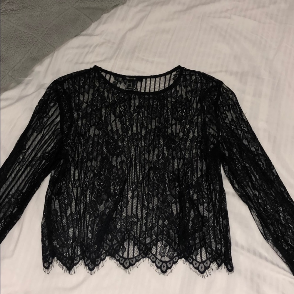 Mesh Black Top